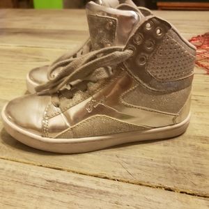 Silver Pastry High Top Sneakers Size 1